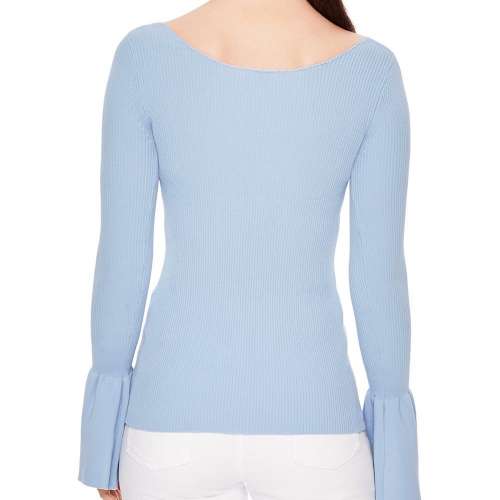 SANDRO WOMENS MALANA BELL-SLEEVE SWEATER Best Clothing Deals
